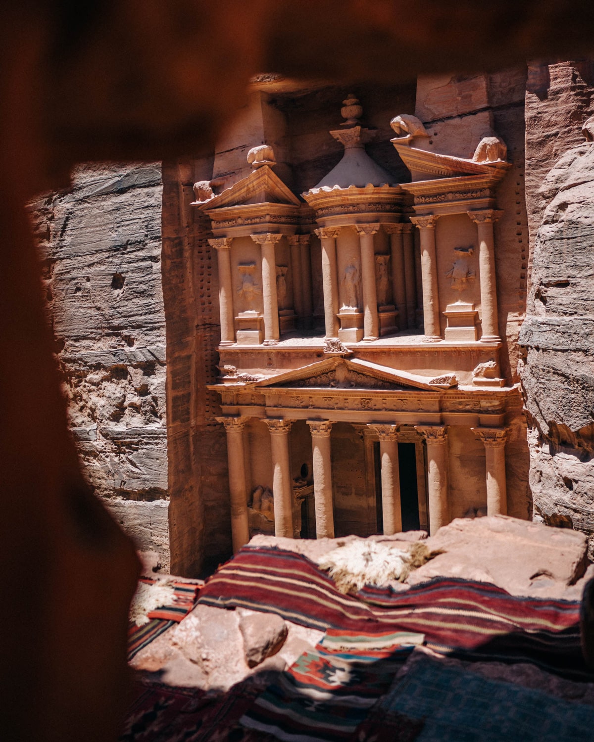 Felsenstadt Petra in Jordanien - einer der schönsten Orte der Welt