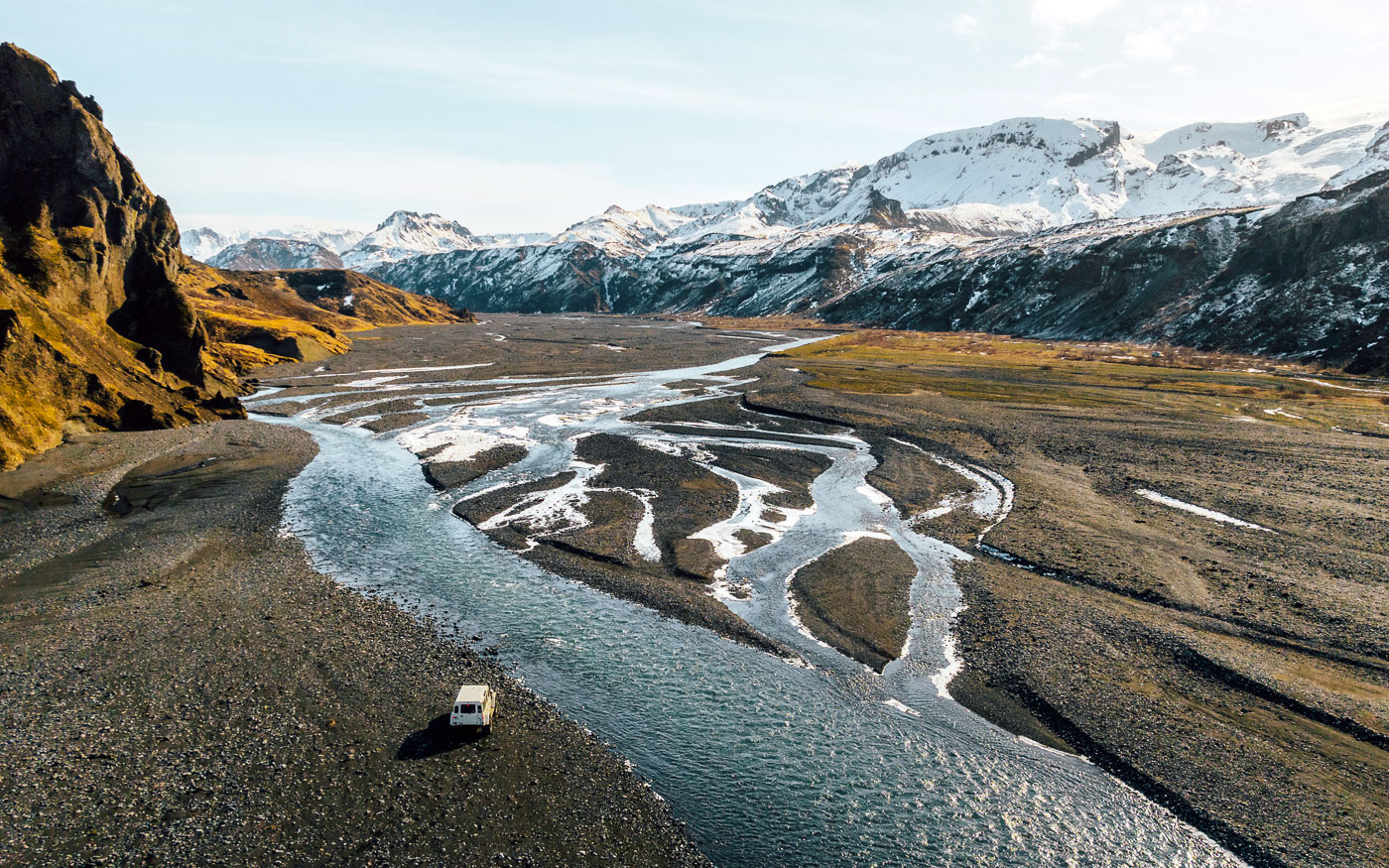 Thorsmork Island Winter