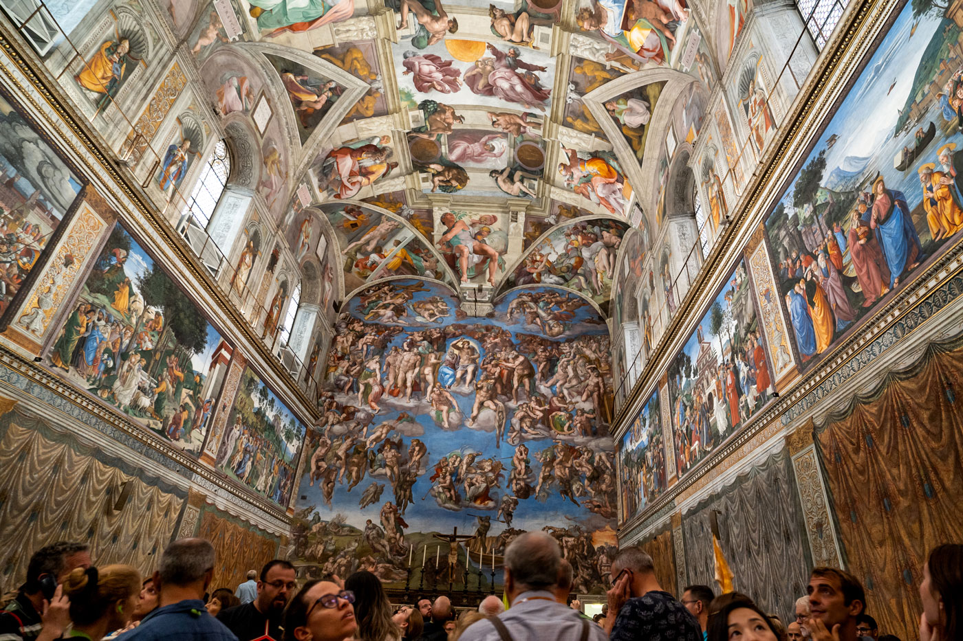 Sixtinische Kapelle Michelangelo Decke Vatikanische Museen