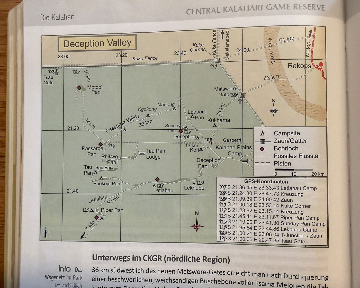 Karten im Hupe Reiseführer